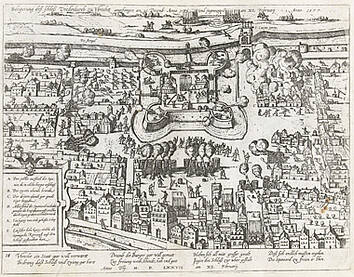 De belegering van kasteel Vredenburg, collectie: het Utrechts Archief. 
