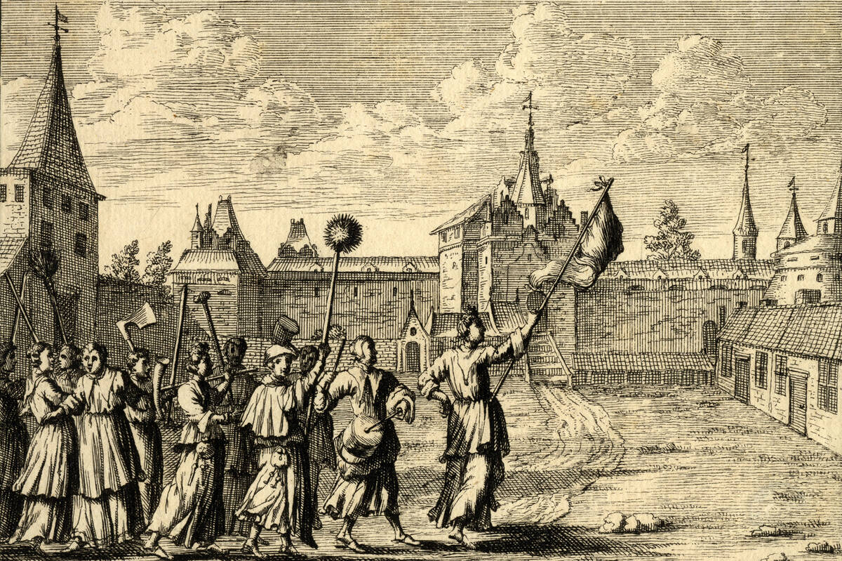 Klik om te vergroten, afbeelding van de groep vrouwen die start met de sloop