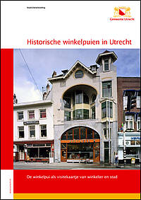 Cultuur-historische brochure historische winkelpuien in Utrecht